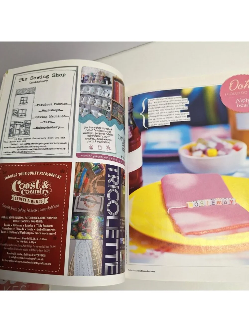 Mollie Makes Issue 14 2012 Magazine Felted Macrons Handmade Fun DIY Projects - Picture 9 of 12